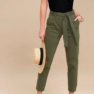 Leo Olive Green Pants